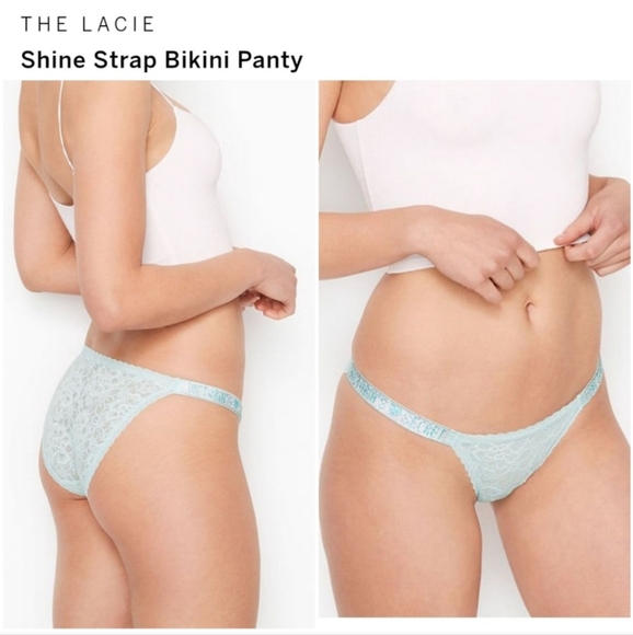 Victoria's Secret Other - Victoria's secret very sexy the lacie shine strap bikini panty RARE LARGE